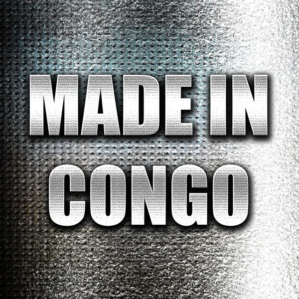Зроблено в Конго — стокове фото