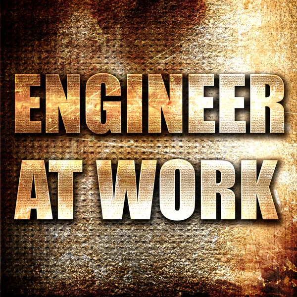 Ingenieur op het werk — Stockfoto