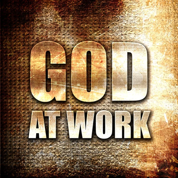 Deus no trabalho — Fotografia de Stock