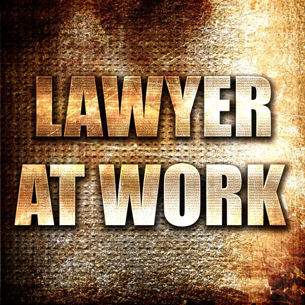 Prawnik w pracy — Zdjęcie stockowe