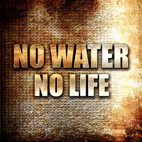 いいえ、水なしの生活 — ストック写真