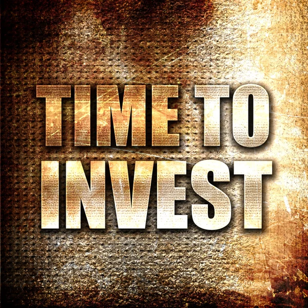 Zeit zu investieren — Stockfoto