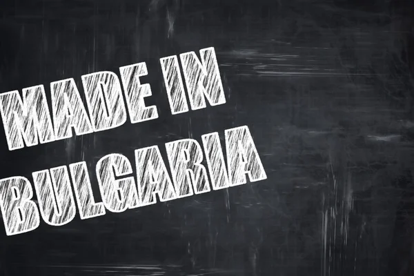 분필 문자와 칠판 배경 : 불가리아에서 만든 — 스톡 사진