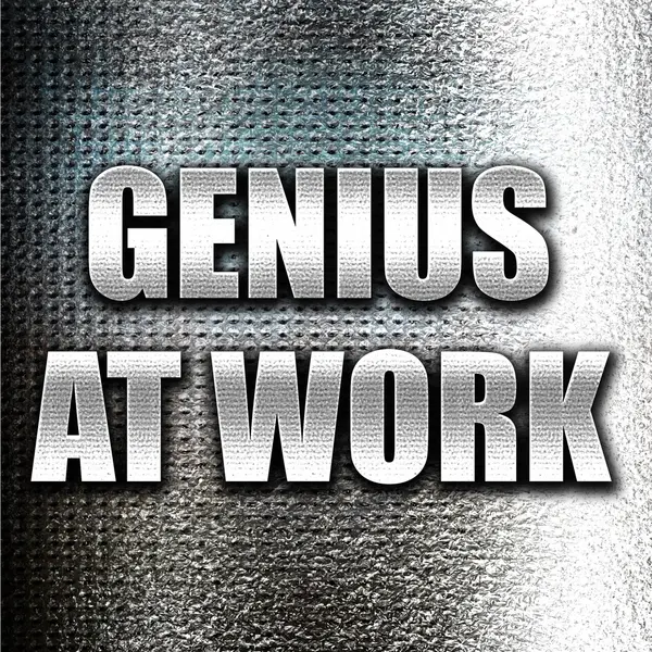Genius munka — Stock Fotó