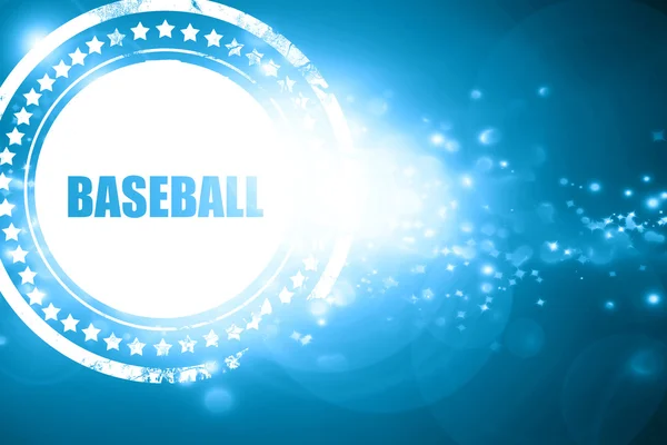 Blue stamp on a glittering background: baseball sign background — Stock Photo, Image