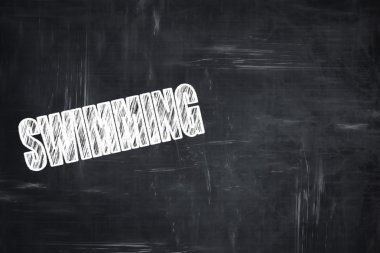 Kara tahta yazma: işareti arka plan Yüzme