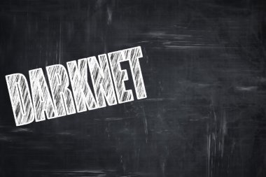 Kara tahta yazma: Darknet Internet arka plan