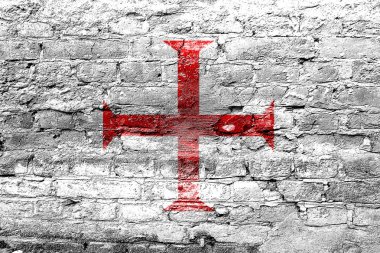 Templar şövalye bayrak