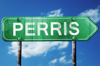 perris yol işaret, hasarlı ve aşınmış bak