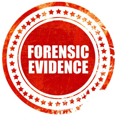 adli delil yok, grunge kırmızı lastik damgası kaba hatları ile ve