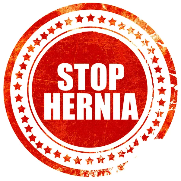 Stop hernia, grunge red rubber stamp with rough lines and edges — Stock Image Stop hernia, grunge red rubber stamp with rough lines and edges Royalty Free Stock Images