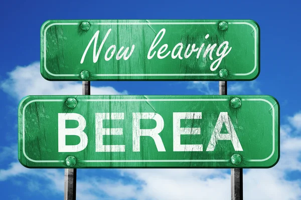 Kill Berea, yeşil vintage yol işaret ile kaba yazı bırakarak