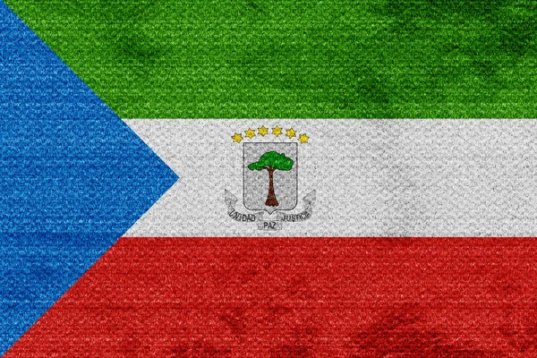 Bandiera della Guinea Equatoriale — Foto Stock