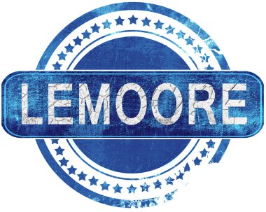 Grunge mavi pul. Beyaz izole.