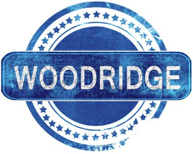 Woodridge grunge mavi pul. Beyaz izole.