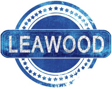 leawood grunge mavi pul. Beyaz izole.