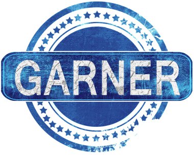 Grunge mavi pul toplamak. Beyaz izole.