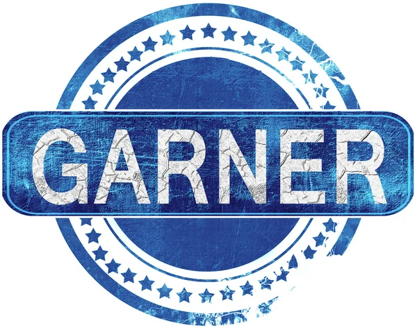 Grunge mavi pul toplamak. Beyaz izole.