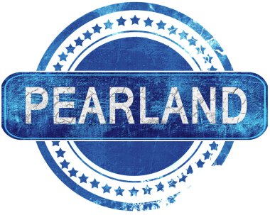 pearland grunge mavi pul. Beyaz izole.
