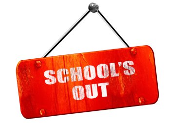 okulları, 3d render, vintage eski kırmızı işaret