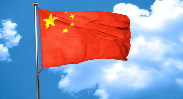 фарфор размахивая на ветру