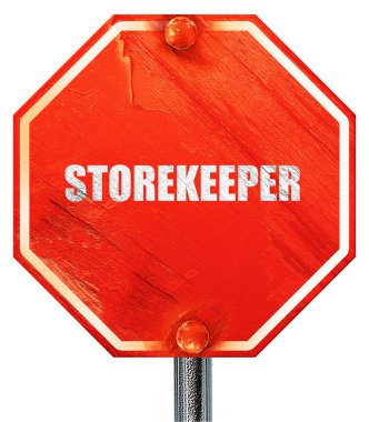 kilerci, 3d render, kırmızı bir dur işareti