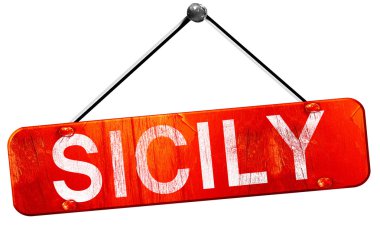 , 3d render, kırmızı asılı işareti