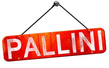 Ayrica, 3d render, işareti asılı kırmızı