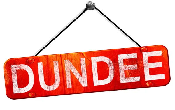 Dundee, 3d render, işareti asılı kırmızı