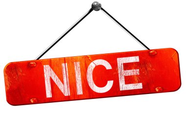 güzel, 3d render, işareti asılı kırmızı