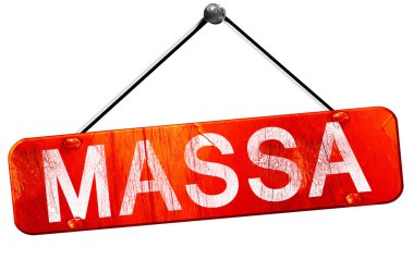 Sahip, 3d render, işareti asılı kırmızı