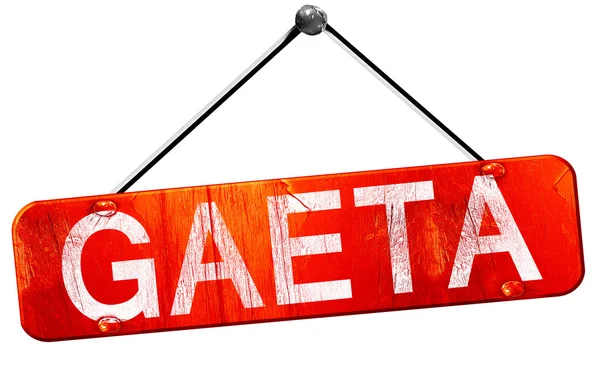 Gaeta, 3d render, işareti asılı kırmızı