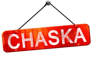 Jaroslav, 3d render, işareti asılı kırmızı