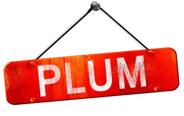 Erik, 3d render, işareti asılı kırmızı