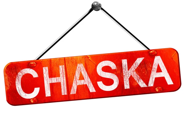 Jaroslav, 3d render, işareti asılı kırmızı