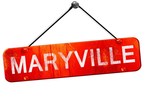 Maryville, 3d render, işareti asılı kırmızı