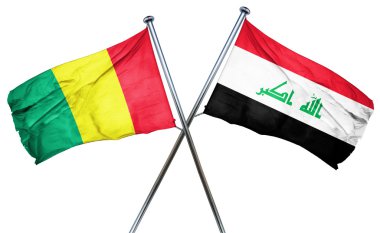 Irak bayrağı, 3d render ile Gine bayrağı