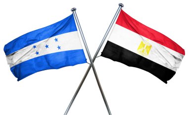 Honduras bayrağı Mısır bayrağı, 3d render ile