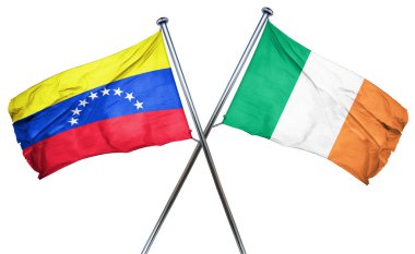 İrlanda bayrağı, 3d render ile Venezuela bayrak