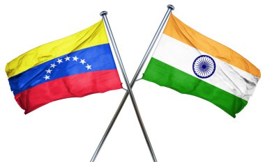 Venezuela bayrak Hindistan bayrağı, 3d render ile