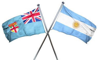 Arjantin bayrağı, 3d render bayrakla Fiji