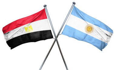 Arjantin bayrağı, 3d render ile Mısır bayrağı