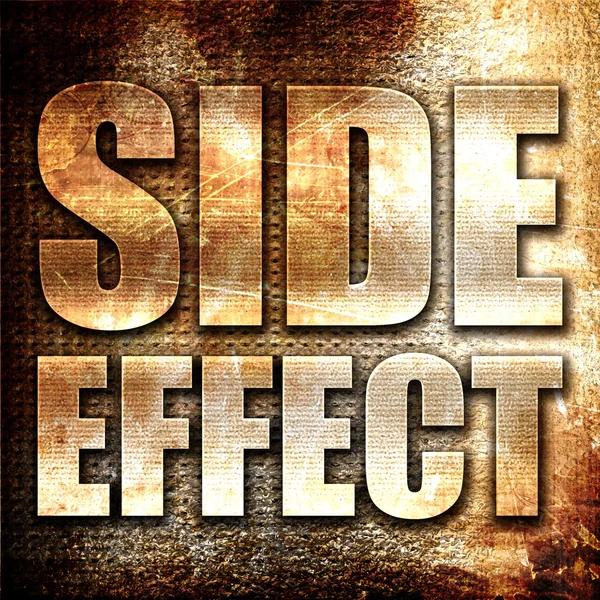 Side Effect Rendering Metal Text Rust Background — Stock Photo, Image