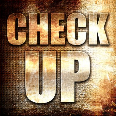 3D render, kontrol, pas arka plan üzerinde metin metal