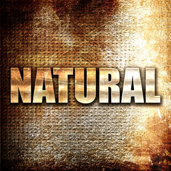 Natur Rendering Metalltext Auf Rost Hintergrund — Stockfoto