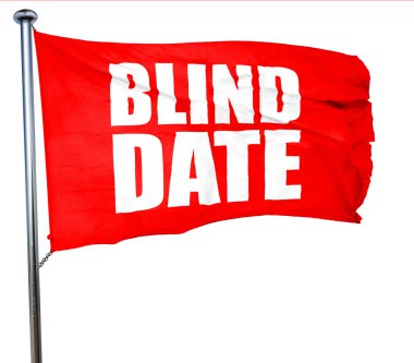 görücü usulü, 3d render, bir kırmızı bayrak sallıyor