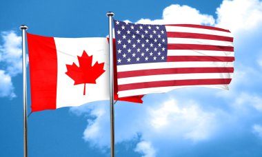 Kanada bayrağı, 3d render