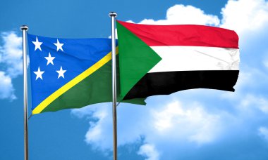 Süleyman adalarının bayrağı Sudan bayrağı, 3D