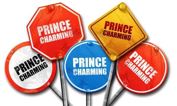 왕자, 3d 렌더링도 표지판 — 스톡 사진
