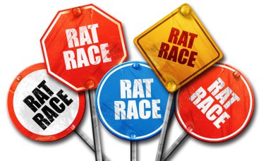 keşmekeş, 3d render, kaba sokak tabelası koleksiyonu